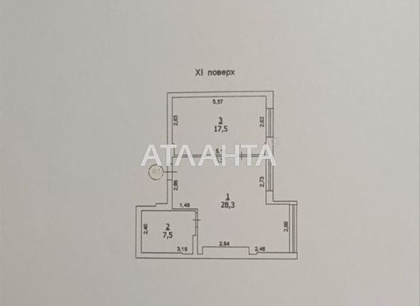 1-room apartment apartment by the address st. Marselskaya (area 53,6 m²) - Atlanta.ua - photo 15