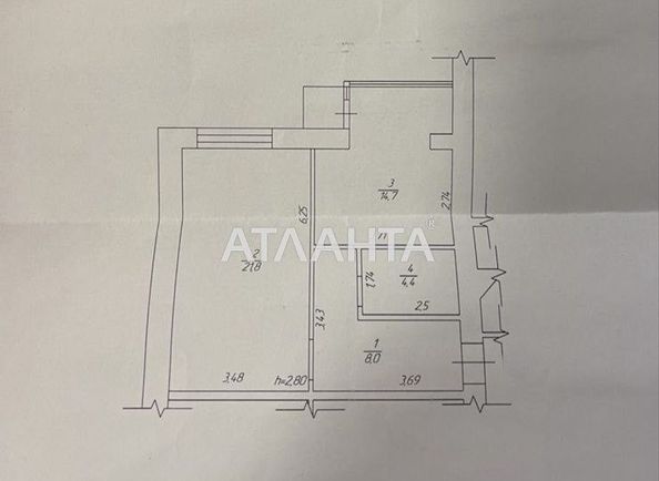 1-кімнатна квартира за адресою вул. Монастирська (площа 49,2 м²) - Atlanta.ua - фото 13