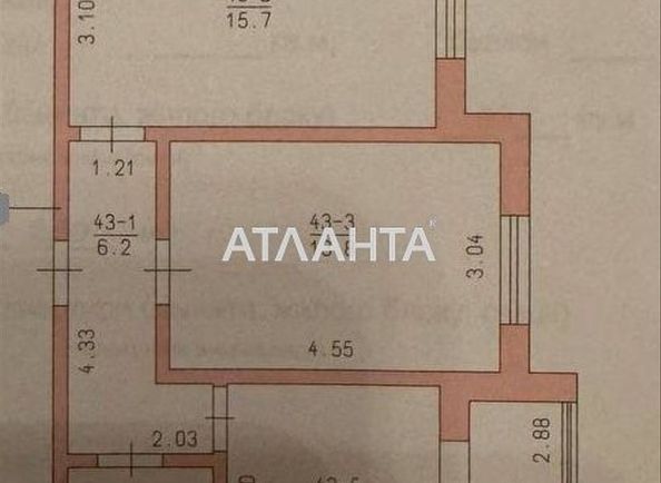 2-rooms apartment apartment by the address st. Nizhnyaya (area 56 m²) - Atlanta.ua - photo 6