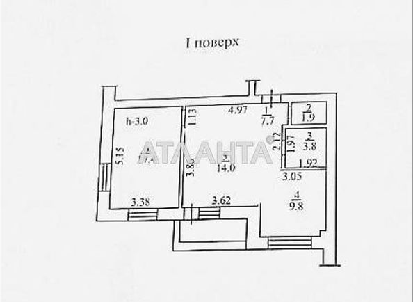 1-кімнатна квартира за адресою вул. Трамвайна (площа 56,3 м²) - Atlanta.ua - фото 8