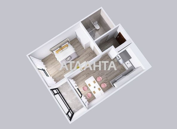 1-room apartment apartment by the address st. Volynskaya ul (area 44,6 m²) - Atlanta.ua - photo 14