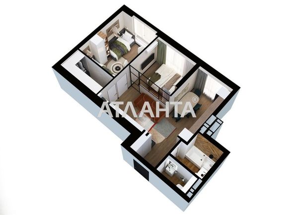 2-комнатная квартира по адресу ул. Кочерги Ивана (площадь 53,7 м²) - Atlanta.ua - фото 9