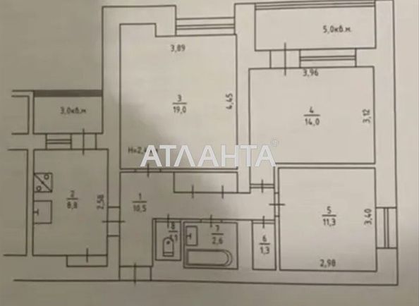 3-rooms apartment apartment by the address st. Ul Antonovicha (area 76,6 m²) - Atlanta.ua - photo 12