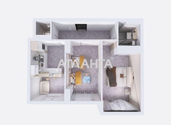 2-rooms apartment apartment by the address st. Kochergi Ivana (area 59,0 m²) - Atlanta.ua - photo 17