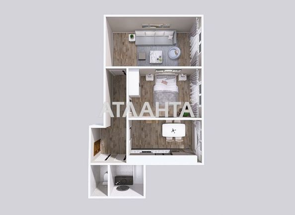 2-rooms apartment apartment by the address st. Kochergi Ivana (area 53,7 m²) - Atlanta.ua - photo 12