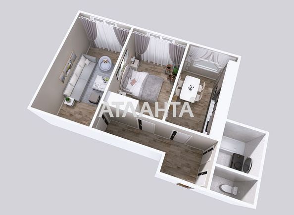 2-rooms apartment apartment by the address st. Kochergi Ivana (area 53,7 m²) - Atlanta.ua - photo 14
