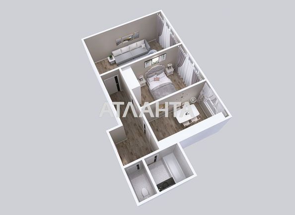 2-rooms apartment apartment by the address st. Kochergi Ivana (area 53,7 m²) - Atlanta.ua - photo 15