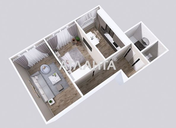 2-rooms apartment apartment by the address st. Kochergi Ivana (area 53,7 m²) - Atlanta.ua - photo 17