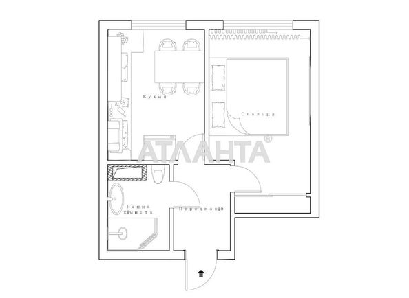 1-room apartment apartment by the address st. Kochergi Ivana (area 34 m²) - Atlanta.ua - photo 37