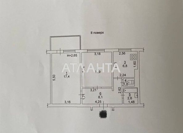 2-rooms apartment apartment by the address st. Vilyamsa ak (area 52,4 m²) - Atlanta.ua - photo 20