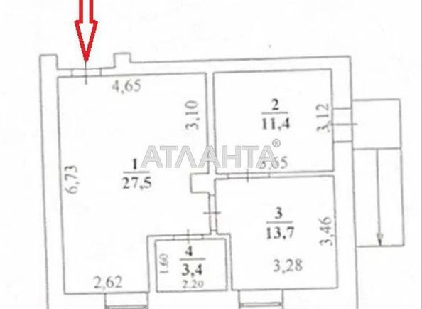 2-rooms apartment apartment by the address st. Khimicheskaya (area 56 m²) - Atlanta.ua - photo 10