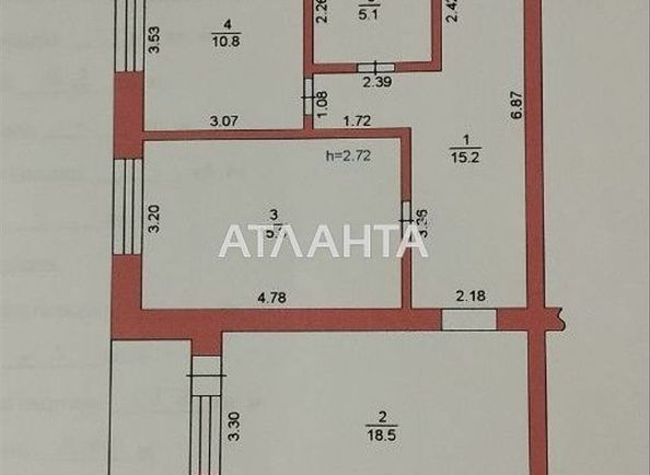 2-rooms apartment apartment by the address st. Parkovaya (area 67 m²) - Atlanta.ua - photo 2