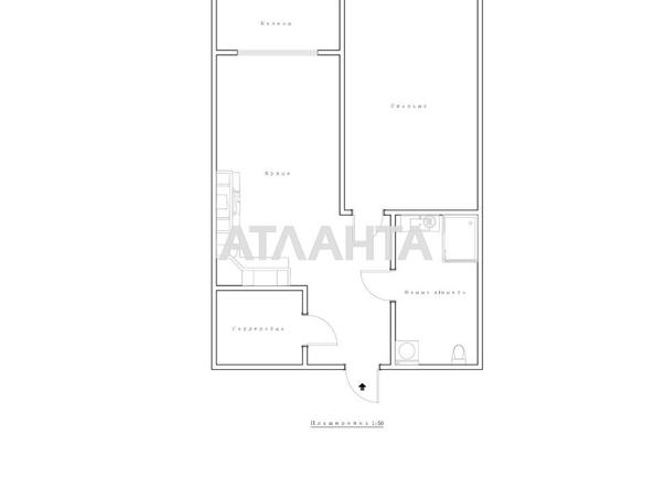 1-кімнатна квартира за адресою вул. Генуезька (площа 44 м²) - Atlanta.ua - фото 26