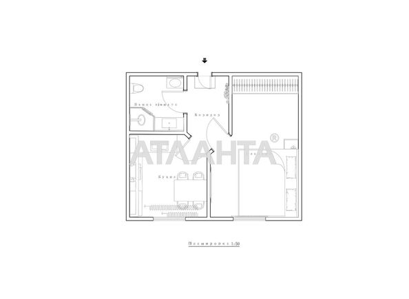 1-комнатная квартира по адресу ул. Большая Окружная (площадь 30 м²) - Atlanta.ua - фото 9