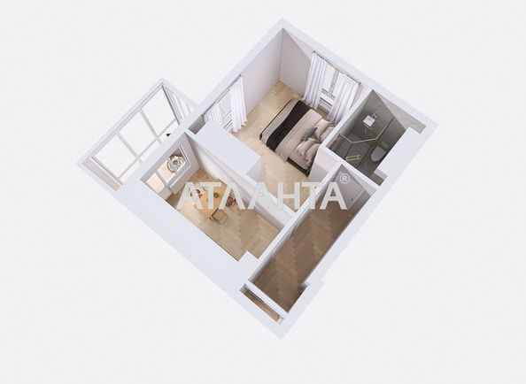 1-кімнатна квартира за адресою вул. Пішонівська (площа 42,5 м²) - Atlanta.ua - фото 22