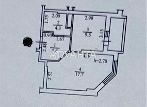 1-room apartment apartment by the address st. Ovidiopolskaya dor (area 40 m²) - Atlanta.ua - photo 12