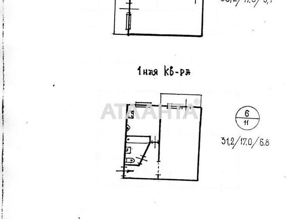 1-кімнатна квартира за адресою вул. Боровського Миколи (площа 20,2 м²) - Atlanta.ua - фото 8