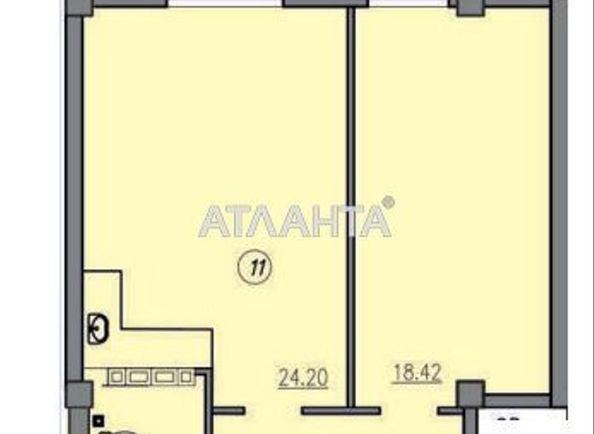 1-кімнатна квартира за адресою Лідерсівський бул. (площа 60,7 м²) - Atlanta.ua - фото 2