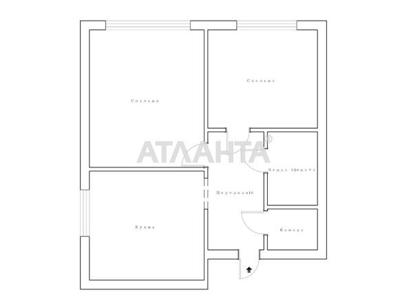 2-комнатная квартира по адресу ул. Литературная (площадь 57 м²) - Atlanta.ua - фото 4