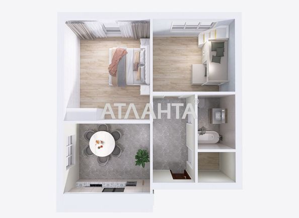 2-комнатная квартира по адресу ул. Литературная (площадь 57 м²) - Atlanta.ua - фото 20