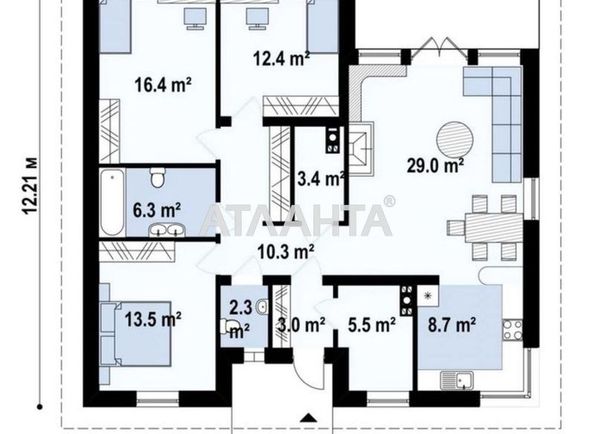 House by the address st. Massiv 21 (area 110 m²) - Atlanta.ua - photo 6