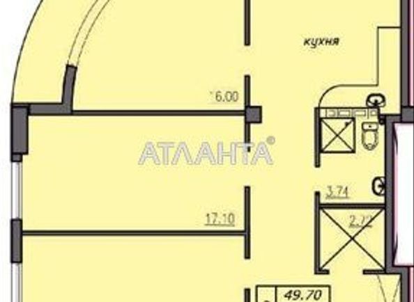 3-rooms apartment apartment by the address st. Lidersovskiy bul Dzerzhinskogo bul (area 107,2 m²) - Atlanta.ua