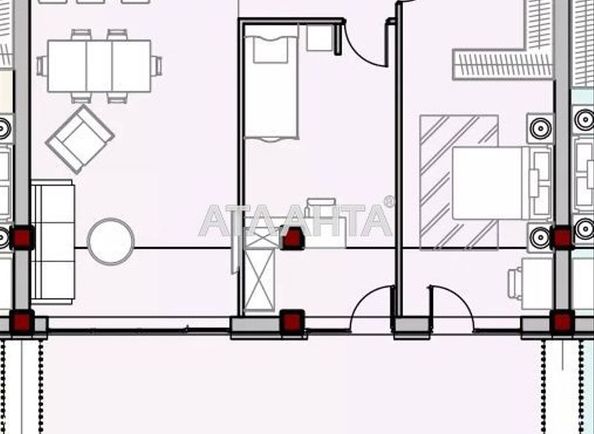 2-комнатная квартира по адресу ул. Азарова вице адм. (площадь 124,7 м²) - Atlanta.ua - фото 4