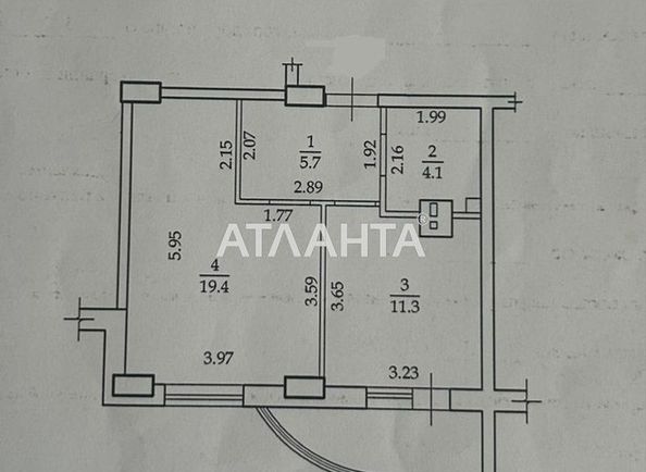 1-room apartment apartment by the address st. Shkolnaya (area 44 m²) - Atlanta.ua - photo 22