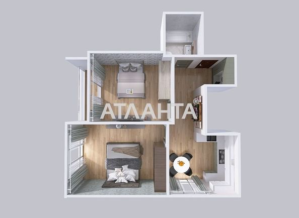 2-кімнатна квартира за адресою вул. Тернопільська (площа 55 м²) - Atlanta.ua - фото 16
