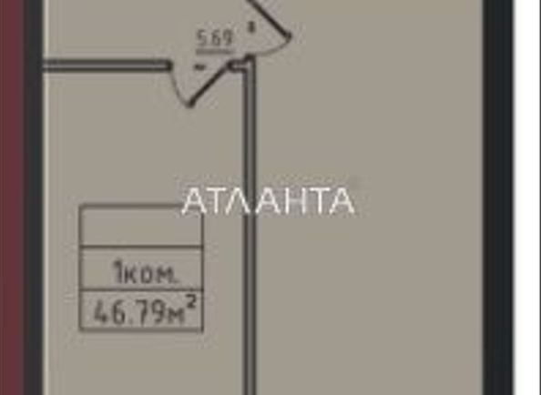 1-комнатная квартира по адресу ул. Дача Ковалевского (площадь 46,8 м²) - Atlanta.ua - фото 5