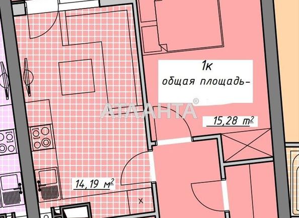 1-комнатная квартира по адресу Курортный пер. (площадь 44,8 м²) - Atlanta.ua - фото 4