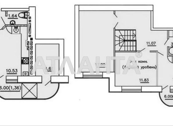 3-rooms apartment apartment by the address st. Dnepropetr dor Semena Paliya (area 96 m²) - Atlanta.ua