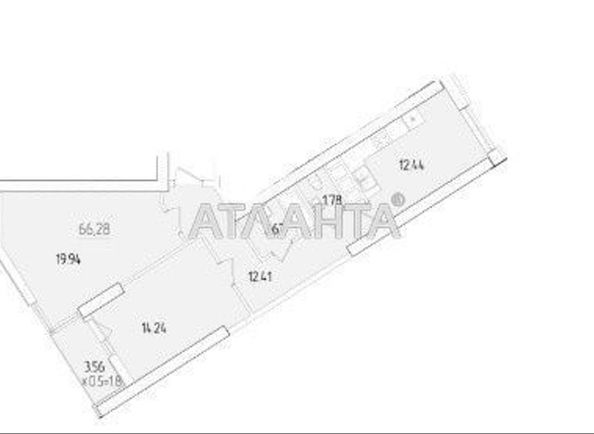 2-rooms apartment apartment by the address st. Krasnova (area 67,5 m²) - Atlanta.ua - photo 2