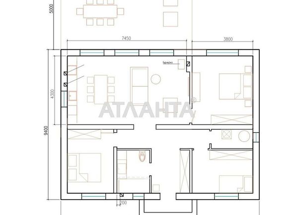 House by the address st. Kotlyarevskogo (area 96 m²) - Atlanta.ua - photo 6