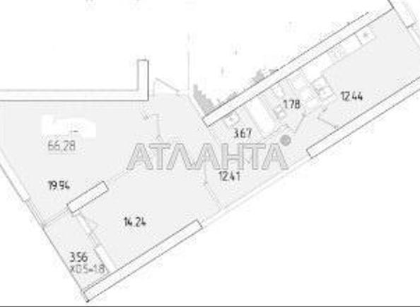 2-кімнатна квартира за адресою вул. Краснова (площа 67,2 м²) - Atlanta.ua - фото 2