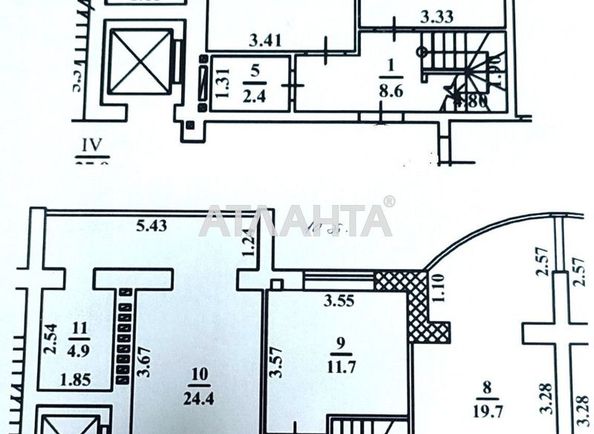 Багатокімнатна квартира за адресою Дніпропетр. Дор. (площа 126,7 м²) - Atlanta.ua - фото 5