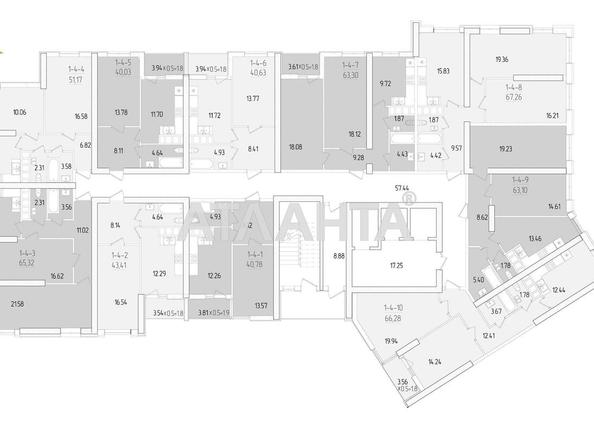 2-кімнатна квартира за адресою вул. Краснова (площа 64,7 м²) - Atlanta.ua - фото 3