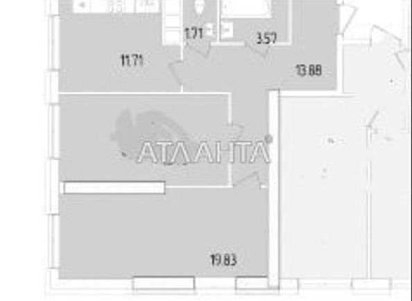 2-комнатная квартира по адресу ул. Краснова (площадь 68,4 м²) - Atlanta.ua - фото 6