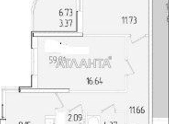 2-rooms apartment apartment by the address st. Krasnova (area 59,1 m²) - Atlanta.ua - photo 2
