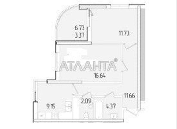 2-rooms apartment apartment by the address st. Krasnova (area 59,1 m²) - Atlanta.ua - photo 8