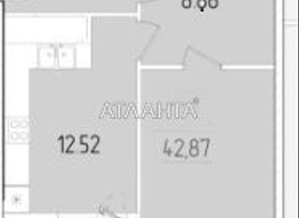 1-room apartment apartment by the address st. Krasnova (area 42,5 m²) - Atlanta.ua - photo 5