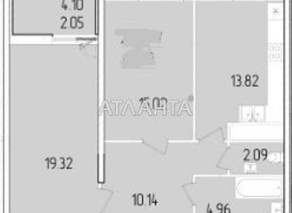 2-rooms apartment apartment by the address st. Krasnova (area 67 m²) - Atlanta.ua - photo 2