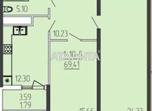 2-кімнатна квартира за адресою вул. Краснова (площа 69,3 м²) - Atlanta.ua - фото 7