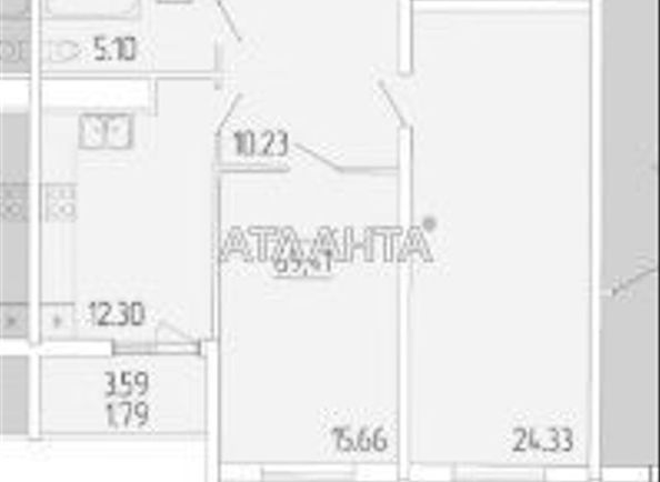 2-комнатная квартира по адресу ул. Краснова (площадь 69,4 м²) - Atlanta.ua - фото 7