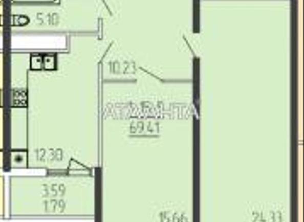 2-кімнатна квартира за адресою вул. Краснова (площа 69,1 м²) - Atlanta.ua - фото 6