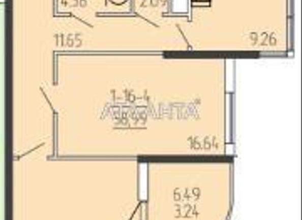 2-кімнатна квартира за адресою вул. Краснова (площа 69 м²) - Atlanta.ua - фото 6