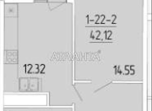 1-комнатная квартира по адресу ул. Краснова (площадь 42,1 м²) - Atlanta.ua - фото 8