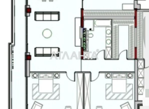 3-комнатная квартира по адресу ул. Азарова вице адм. (площадь 191,2 м²) - Atlanta.ua - фото 2