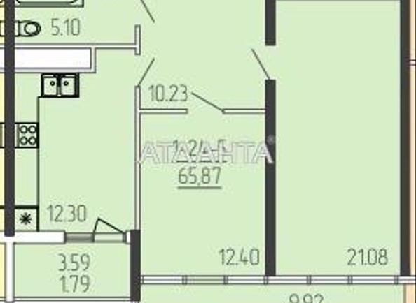 2-кімнатна квартира за адресою вул. Краснова (площа 66,9 м²) - Atlanta.ua - фото 6