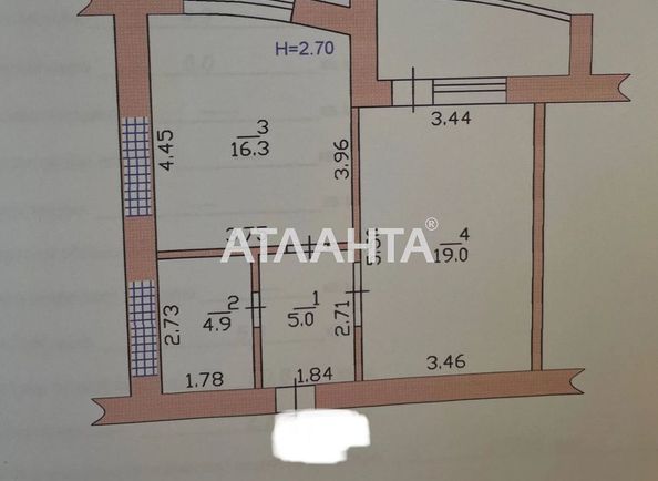 1-кімнатна квартира за адресою вул. Парусна (площа 48 м²) - Atlanta.ua - фото 2
